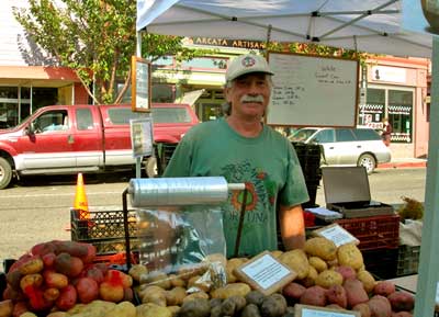 Warren Creek Farm's Farmers Market Stand