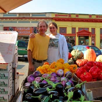 Willow Creek Farms' Farmers Market Stand